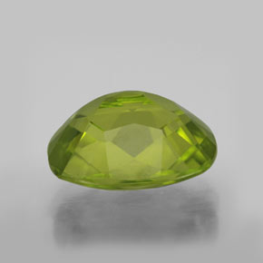 Peridoto Verde vivo natural de 2.94 ct, Corte Cojín, VS