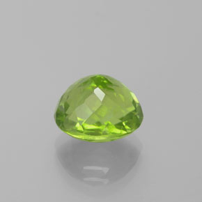 Peridoto Verde medio natural de 5.68 ct, Corte Óvalo, VS