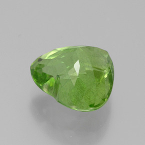Peridoto verde natural de 4,15 ct, forma de corazón, VS-SI