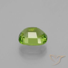 Peridoto Verde vivo natural de 2.38 ct, Forma Cojín, VS