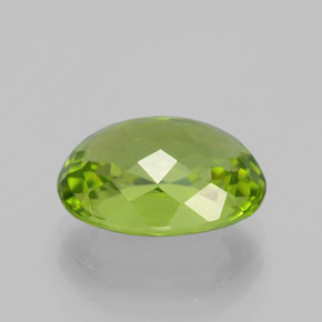 Peridoto Verde medio natural de 4.99 ct, Corte Óvalo, VS