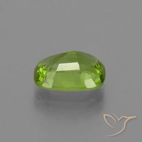 Peridoto Verde vivo natural de 2.11 ct, Forma Cojín, VS