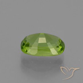 Peridoto Verde amarillento natural de 2.04 ct, Forma Cojín, VS