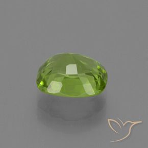 Peridoto Verde amarillento natural de 2.34 ct, Forma Cojín, VS