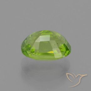 Peridoto Verde vivo natural de 2.06 ct, Forma Cojín, VS