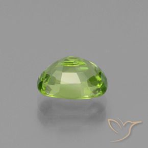 Peridoto Verde vivo natural de 2.05 ct, Forma Cojín, VVS-VS