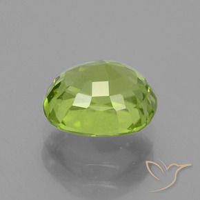 Peridoto Verde amarillento natural de 2.30 ct, Forma Cojín, VS