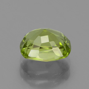 Peridoto Verde vivo natural de 2.24 ct, Corte Cojín, VVS-VS