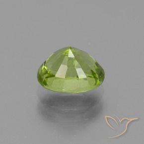 Peridoto Verde vivo natural de 2.20 ct, Ovalada, VS