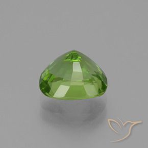 Peridoto Verde medio natural de 2.41 ct, Forma Cojín, VVS-VS
