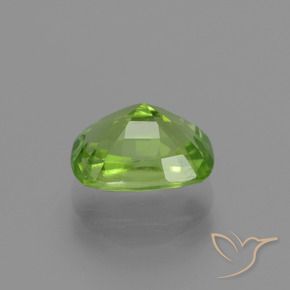 Peridoto Verde vivo natural de 2.43 ct, Forma Cojín, VS