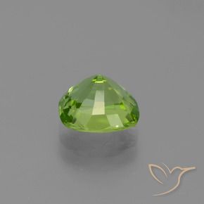 Peridoto Verde vivo natural de 1.92 ct, Forma Cojín, VS