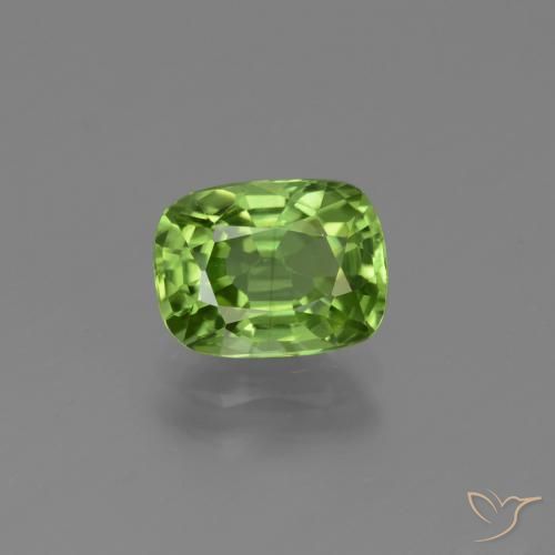 1.95ct Natural Verde medio Peridoto, Forma Cojín, VS