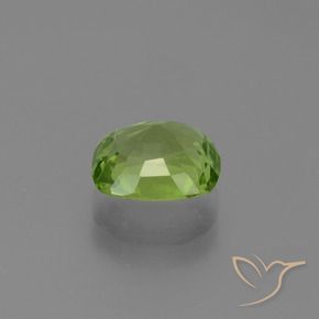 Peridoto Verde vivo natural de 2.14 ct, Forma Cojín, VS
