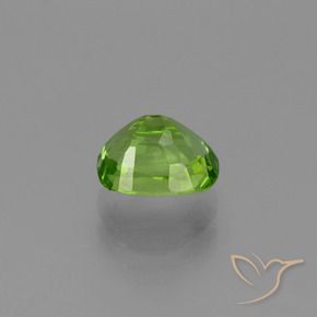 Peridoto Verde vivo natural de 1.98 ct, Forma Cojín, VS