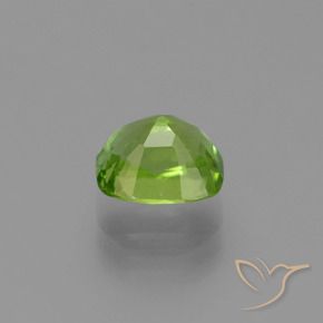 Peridoto Verde vivo natural de 2.33 ct, Forma Cojín, VS-SI