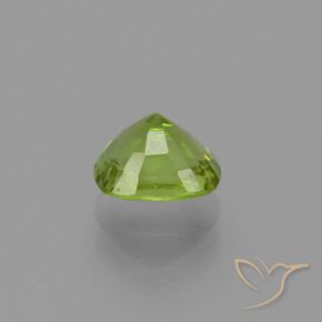 Peridoto Verde amarillento natural de 2.25 ct, Forma Cojín, VS