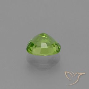 Peridoto Verde vivo natural de 2.01 ct, Forma Cojín, VS