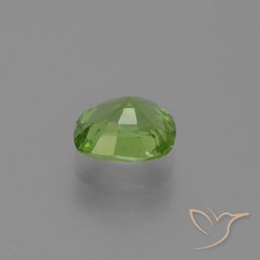 Peridoto Verde medio natural de 2.03 ct, Forma Cojín, VS-SI