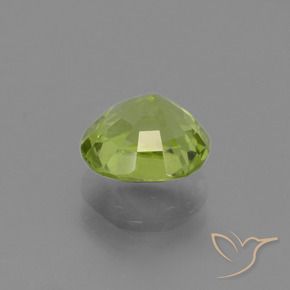 Peridoto Verde vivo claro natural de 2.00 ct, Ovalada, VS-SI