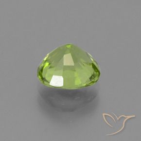 Peridoto Verde amarillento natural de 1.95 ct, Forma Cojín, VS
