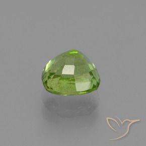 Peridoto Verde vivo natural de 1.79 ct, Forma Cojín, VS