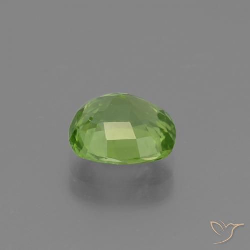 Peridoto Verde vivo natural de 2.21 ct, Forma Cojín, VS