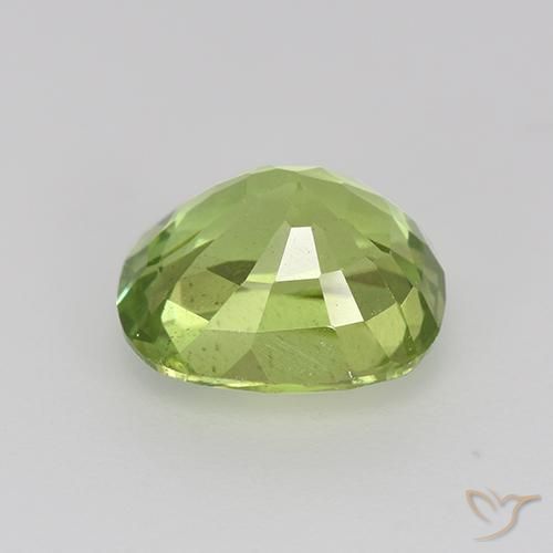 Peridoto Verde vivo claro natural de 2.24 ct, Forma Cojín, VS