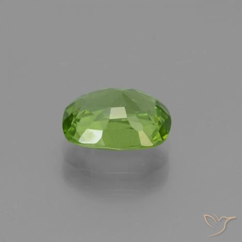 Peridoto Verde vivo natural de 2.25 ct, Forma Cojín, VS