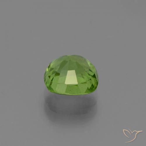 Peridoto Verde vivo natural de 2.00 ct, Forma Cojín, VS