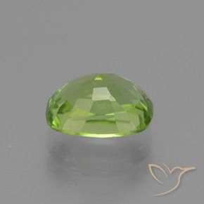 Peridoto Verde vivo natural de 2.07 ct, Forma Cojín, VS