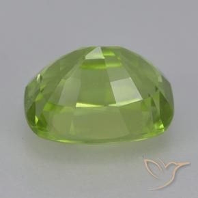 Peridoto Verde vivo natural de 2.09 ct, Forma Cojín, VVS-VS