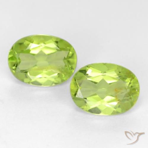 2.70ctw Natural Verde vivo claro Peridoto, Ovalada, SI