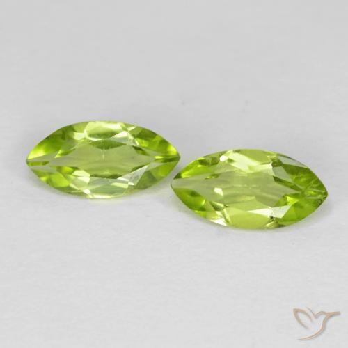 1.15ctw Natural Verde claro Peridoto, Marquesa, VS
