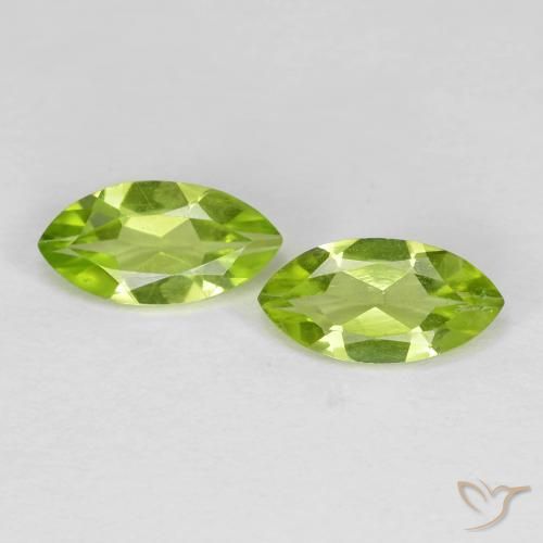 1.17ctw Natural Verde claro Peridoto, Marquesa, VS