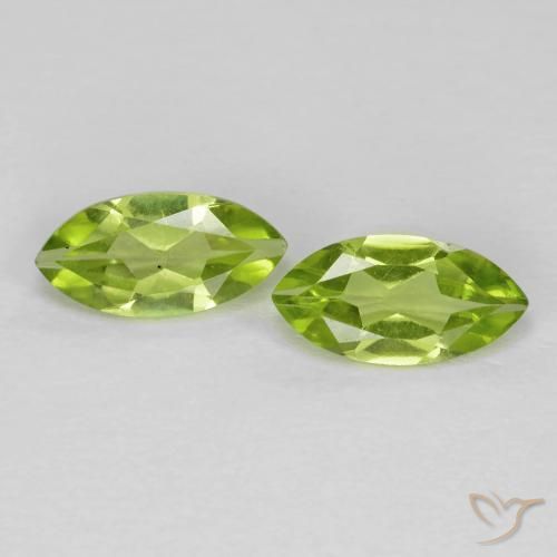 1.20ctw Natural Verde claro Peridoto, Marquesa, VS