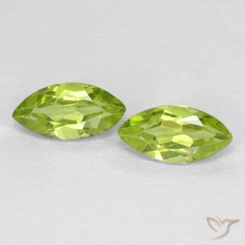1.25ctw Natural Verde claro Peridoto, Marquesa, VS