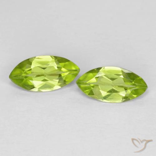 1.06ctw Natural Verde claro Peridoto, Marquesa, VS