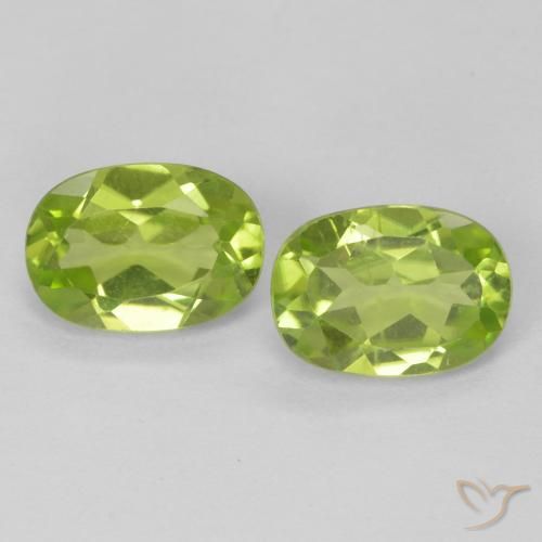 1.71ctw Natural Verde vivo Peridoto, Ovalada, VS