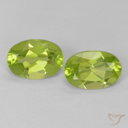 1.62ctw Natural Verde vivo Peridoto, Ovalada, VS