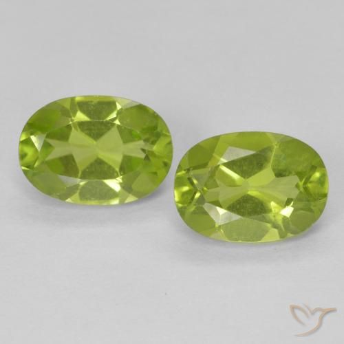 1.89ctw Natural Verde vivo Peridoto, Ovalada, VS