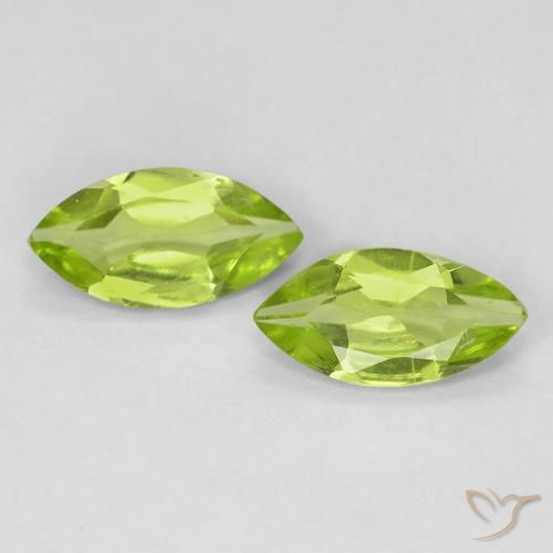1.01ctw Natural Verde claro Peridoto, Marquesa, VS