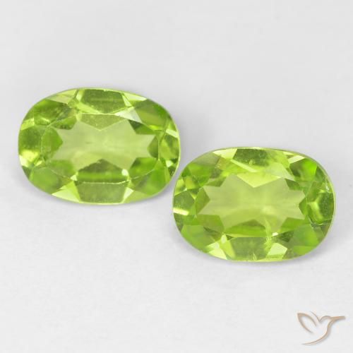 1.66ctw Natural Verde claro Peridoto, Ovalada, VS