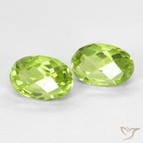 1.36ctw Natural Verde medio Peridoto, Ovalada, VS