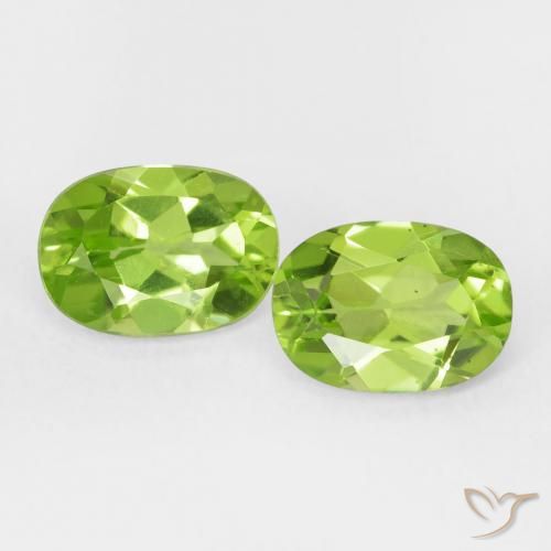 1.91ctw Natural Verde medio Peridoto, Ovalada, VS