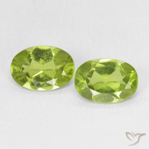 1.49ctw Natural Verde vivo claro Peridoto, Ovalada, VS