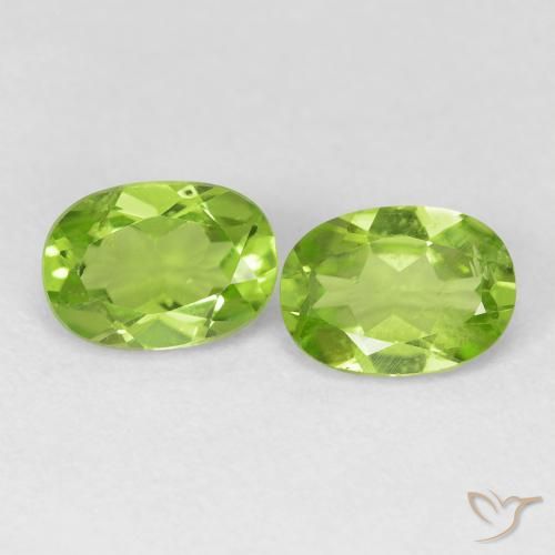1.84ctw Natural Verde vivo Peridoto, Ovalada, VS