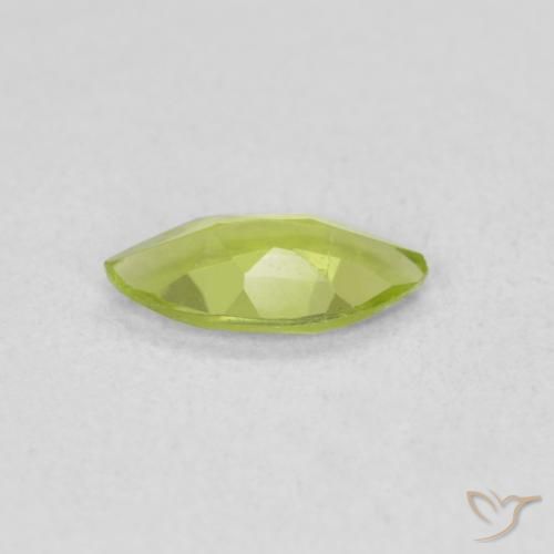 Peridoto Verde claro natural de 0.50 ct, Marquesa, VS
