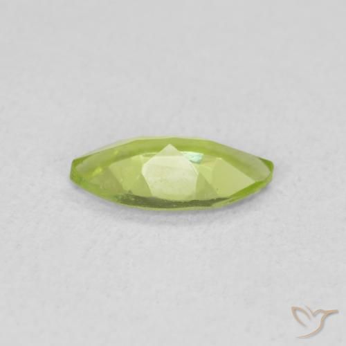 Peridoto Verde claro natural de 0.54 ct, Marquesa, VS