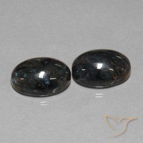 12.81ctw Natural Negro Pietersita, Ovalada, Opaco